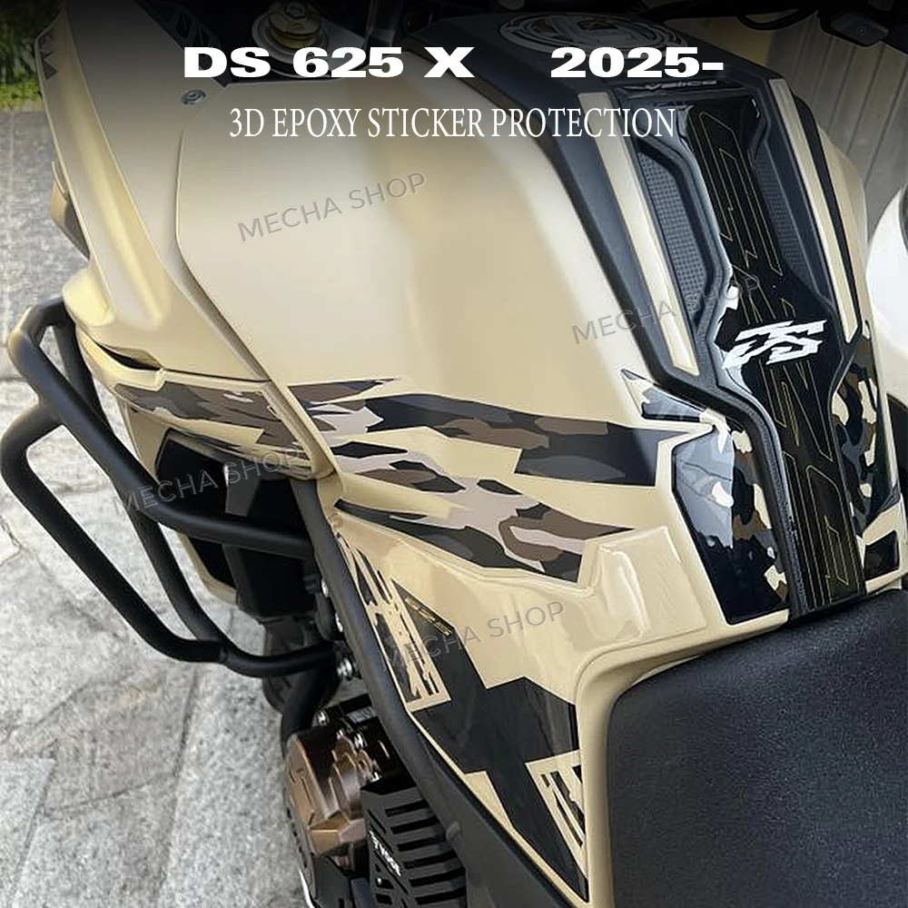 

625dsx аксессуары 3D наклейки из эпоксидной смолы защитный комплект наклейки на цевье для Voge Valico 625DSX 2025 Tank Pad