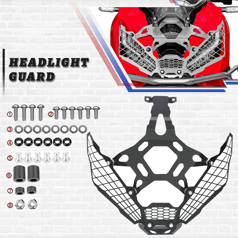 

For Honda X-ADV 750 2021-2022-2023-2024-2025-2026 Motorcycle Headlight Head Light Guard Protector Cover Grill