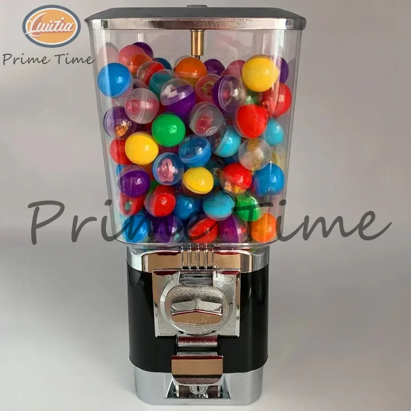 Candy Vending Machine Gumball Machine Toy Capsule/ Bouncing Ball Vending Machine Candy Dispenser With Coin Box GV18F