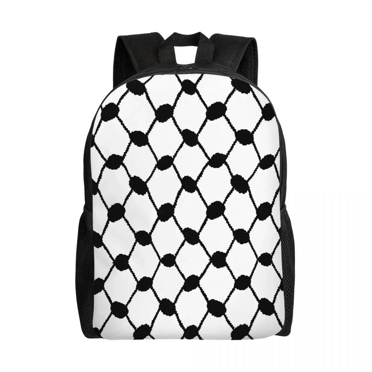 Custom Palestinians Keffiyeh Pattern Backpacks for Men Women School College Students Bookbag Fits 15 Inch Laptop Tradition Bags