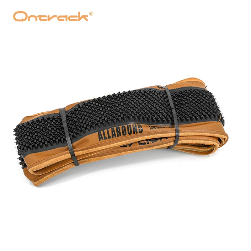 ONTRACK ALLAROUNDBICYCLE TIRE 700X40C 700X45C 30TPI FOLD TIRE BROWN WALL ONTRACK image 3