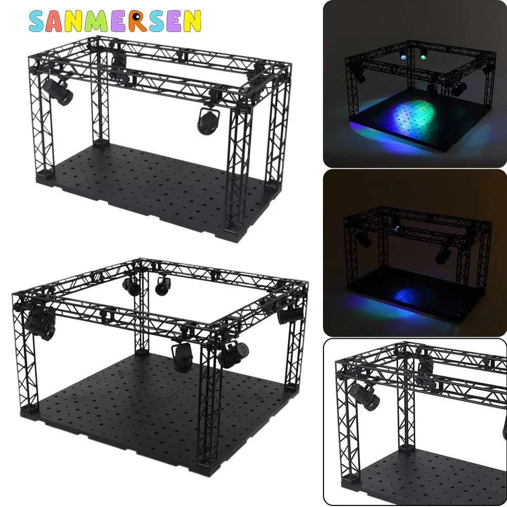 Model Display Base LED Hanger For Action Figure Assembled Scene Base Hobby Universal Garage Scene Hobby System Base Hangar