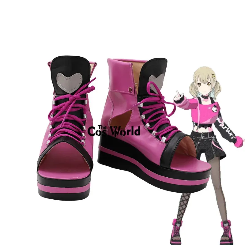 مشروع Sekai الملونة المرحلة الفذ الصحوة فاز الآكل Azusawa Kohane تخصيص أنيمي تأثيري أحذية الأحذية #1