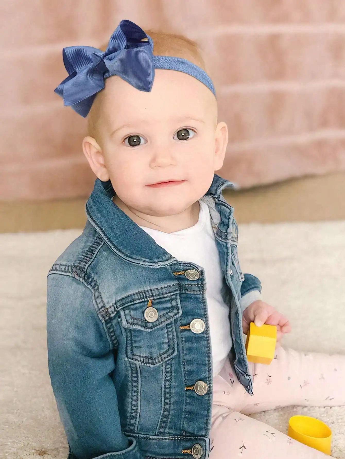 

20 шт. заколок для волос с бантиками, 4 дюйма, 20 цветов, детские повязки на голову, ко Дню святого Валентина