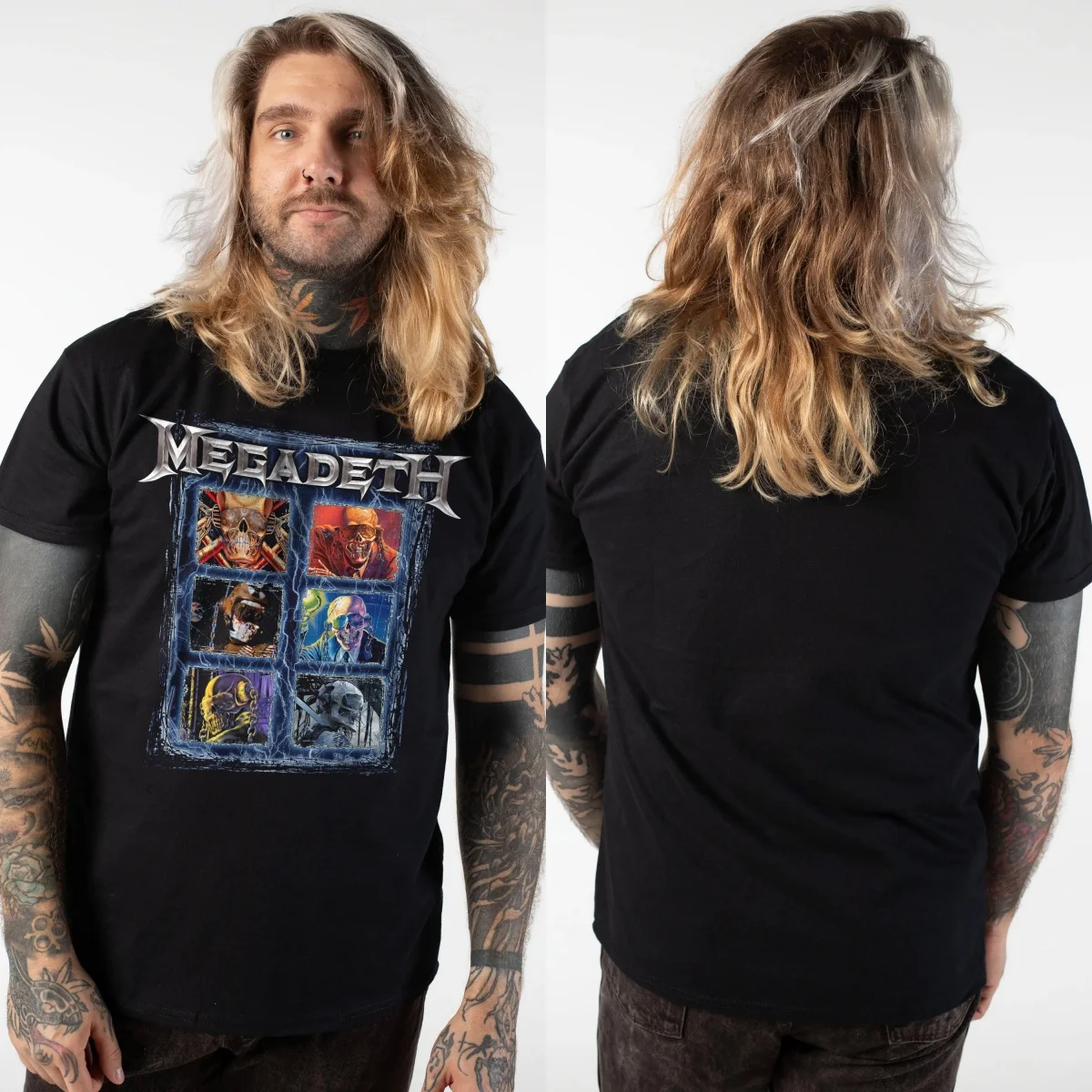 Rust in Peace 30th Anniversary Megadeth Band T-Shirt Baumwolle Grafik-T-Shirt Herren Damen Sommer Streetwear – Detail 7