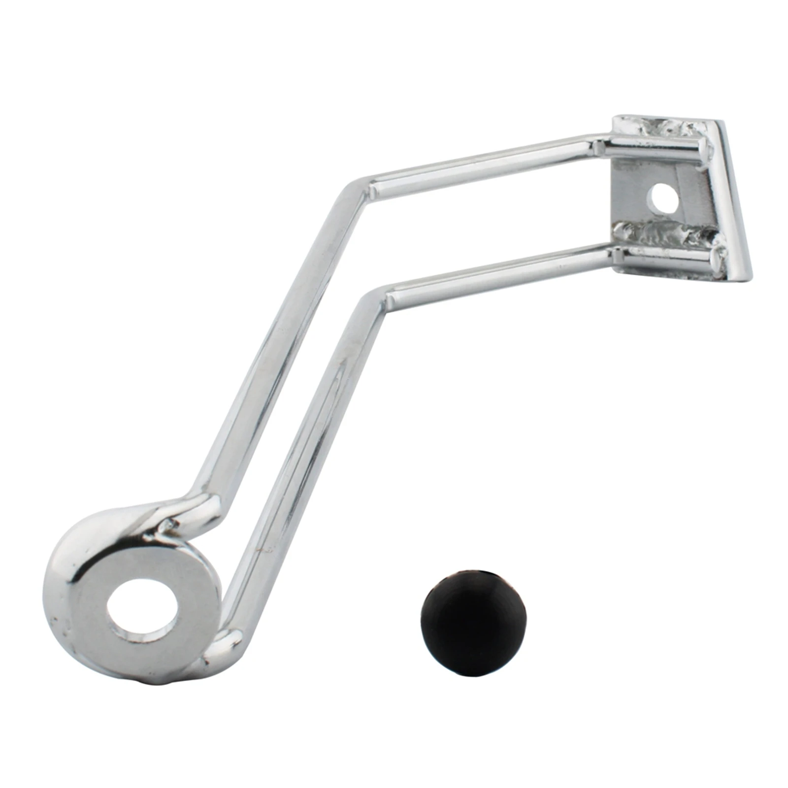Motorcycle Chrome Front Metal Kickstand Pad Extension For Harley Fat Boy Heritage Softail Classic FLSTC