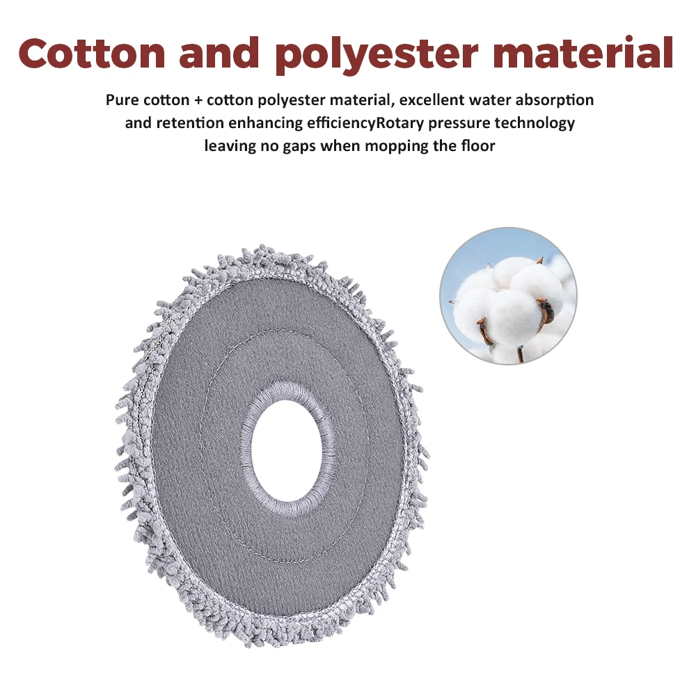 وسادة قماش ممسحة لـ Roborock P20 PRO/G20s Ultra/Saros 10R/Qrevo Curv/Qrevo Edge/Q Revo/Qrevo MaxV/QV 35A/P10pro Robot Vacuum