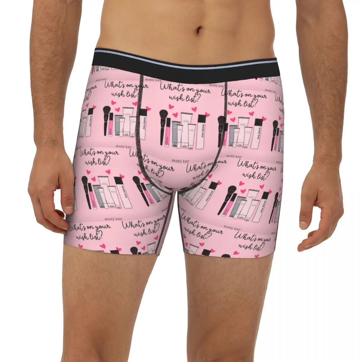 

Mary Kay Long Boxer Underpants Short Men's Panties Soft Underwear for Homme Man Boyfriend Gift