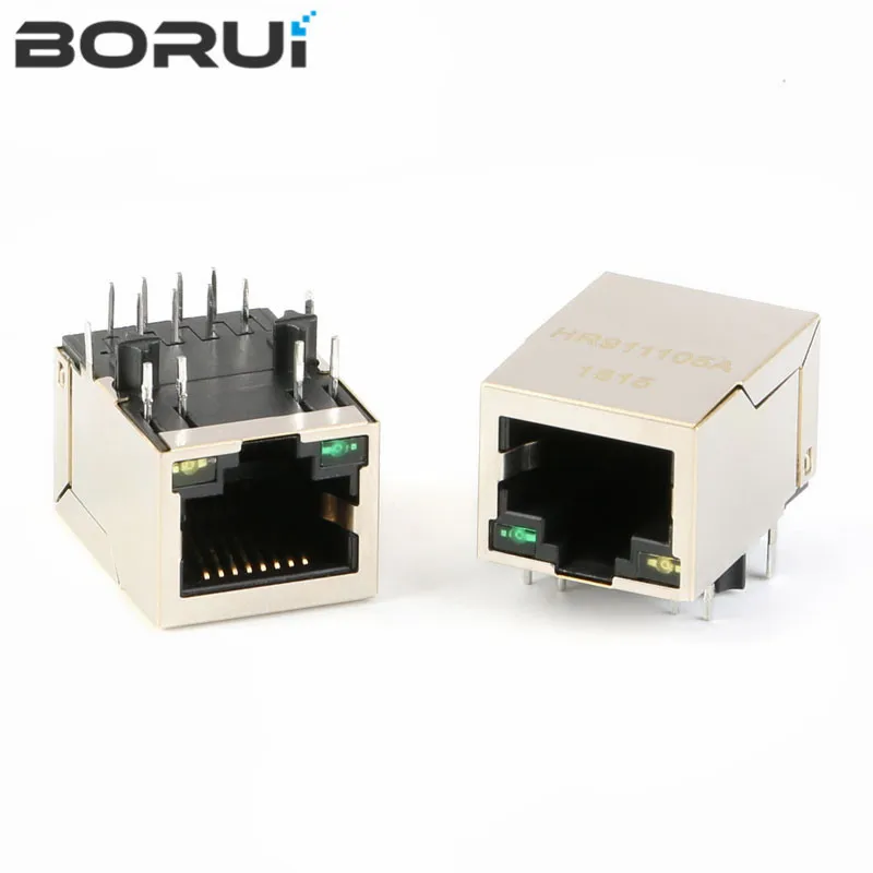 5 adet tek Port RJ45 konektörü HR911105 HR911105A