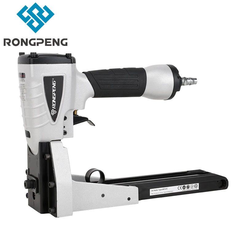 RONGPENG Carton Closing Stapler Air Nailer Carton Packaging Closing MTA18 Heavy Duty Industrial Nail Gun