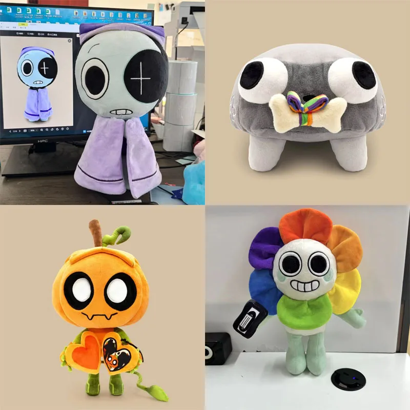 Game Dandys World Astro Met Knuffel Kawaii Astro Gevulde Poppen Cosplay Sofa Kussen Kamer Decoratie Kerstcadeaus Speelgoed