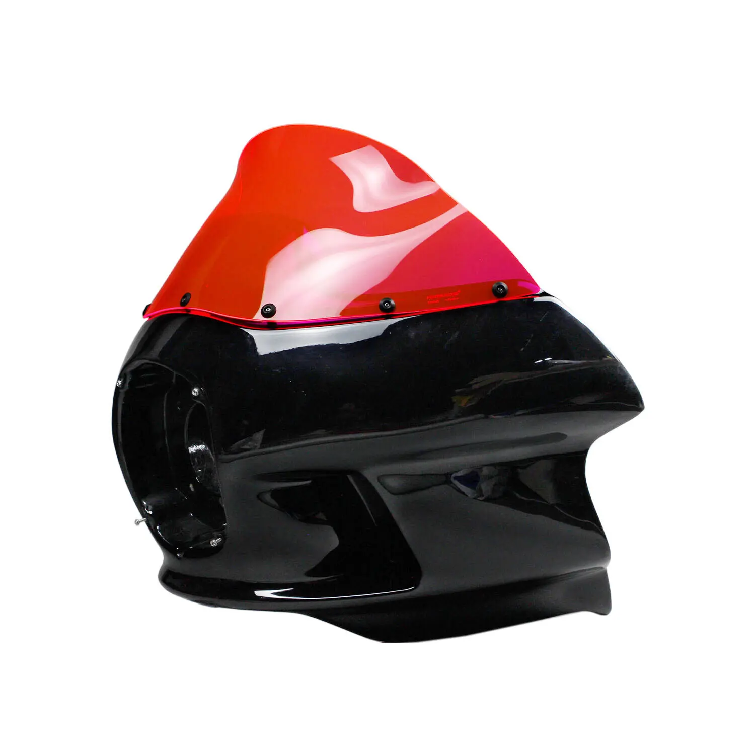 Pink PMMA Windshield Windscreen For Harley FLHR Dyna FXD Softail W/FXRP FXRT Fairings