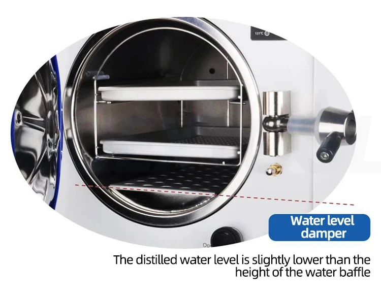 الأوتوكلاف معقم عمودي تطهير خزانة ارتفاع درجة الحرارة التعقيم وعاء الضغط أداة جراحية