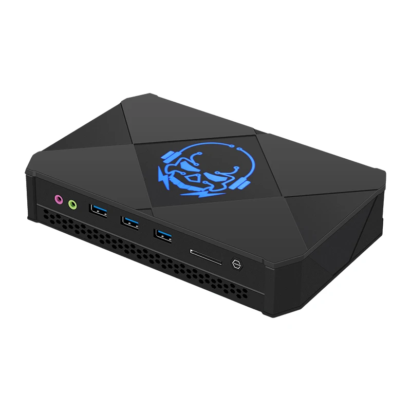 Mini PC da gioco Helorpc con AMD Ryzen7 7840HS 2xDDR5 RAM 2xM.2 NVME WiFi6 Supporto Windows10 Ready Computer compatto per ufficio