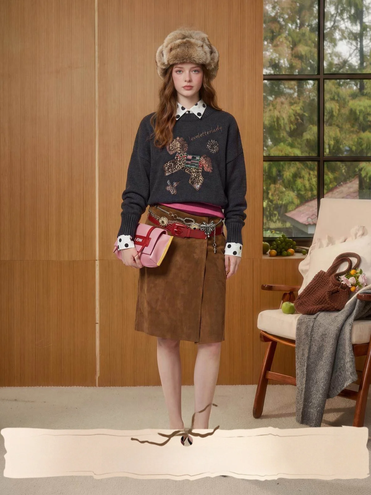 High Waist A-Line S…