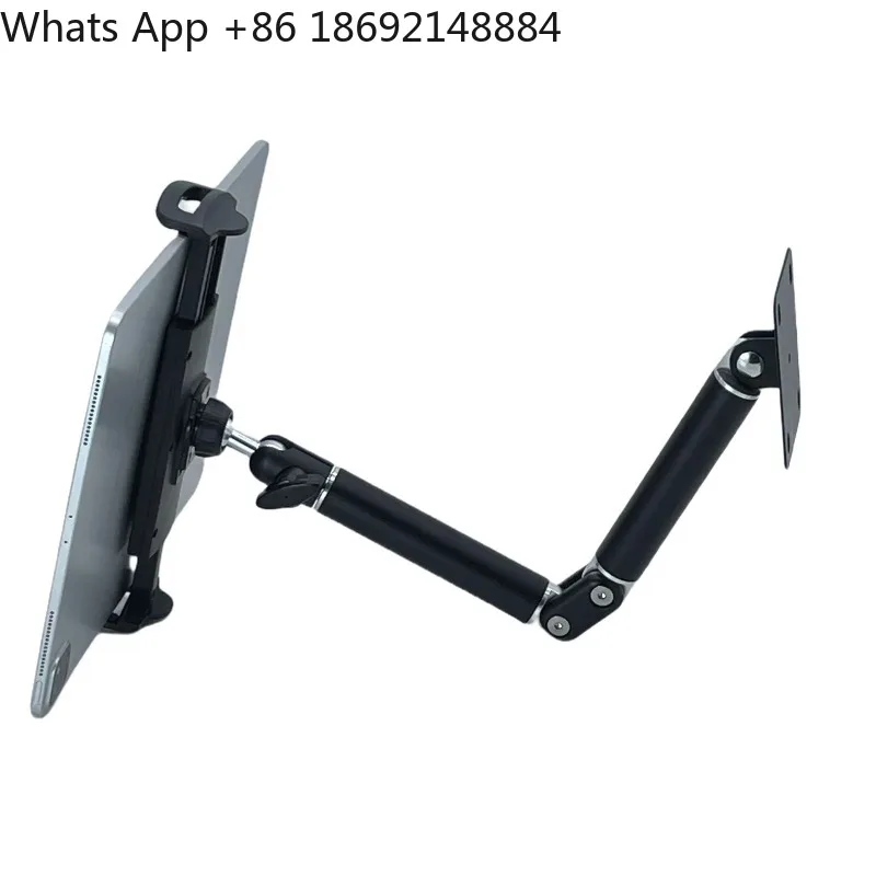 Tablet PC wall-mounted bracket Hovering arm bracket Folding and rotating adjustment Tablet fixing bracket