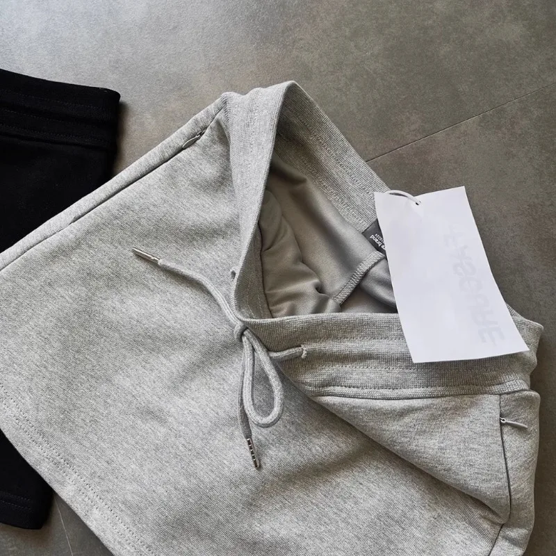 

Мини-юбки женские с эластичной резинкой на талии и шнурком, однотонные, тонкие, сексуальные, универсальные, простые, с запахом, трапециевидной формы, с защитой от воздействия, для горячих девушек, корейские модные