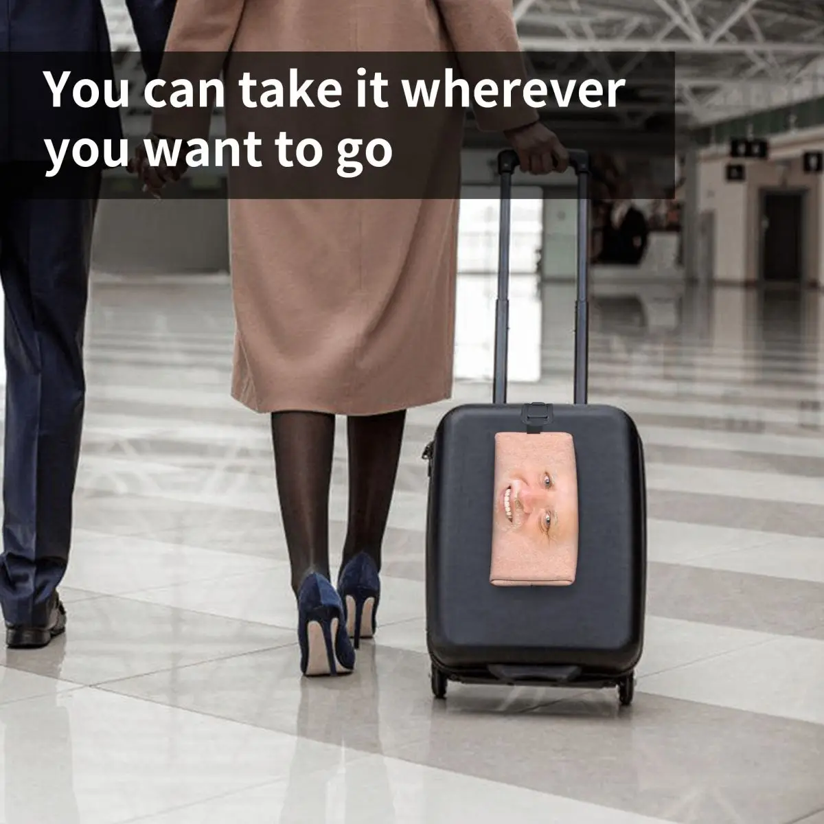 إخفاء الألم هارولد ميمي حقيبة مستحضرات تجميل منظم مستحضرات التجميل تخزين Dopp عدة أدوات الزينة حقيبة مستحضرات التجميل مقلمة