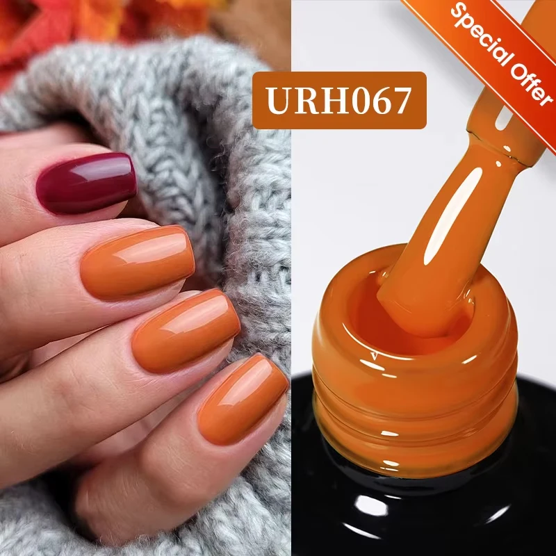 UR SUGAR Clearance Gel Nail Polish Fall Nails Brown Red Nude Pink Semi-permanent Nail Polish Soak Off UV Gel For DIY At home