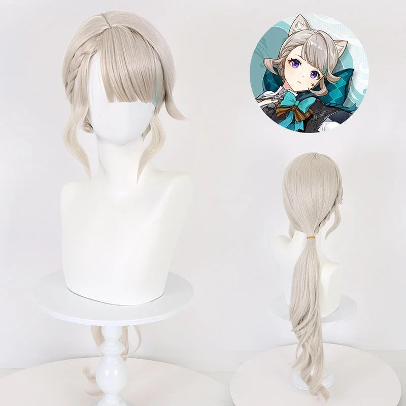 リネット・ライニー原神アニメコスプレウィッグキャラクターフェイクヘア