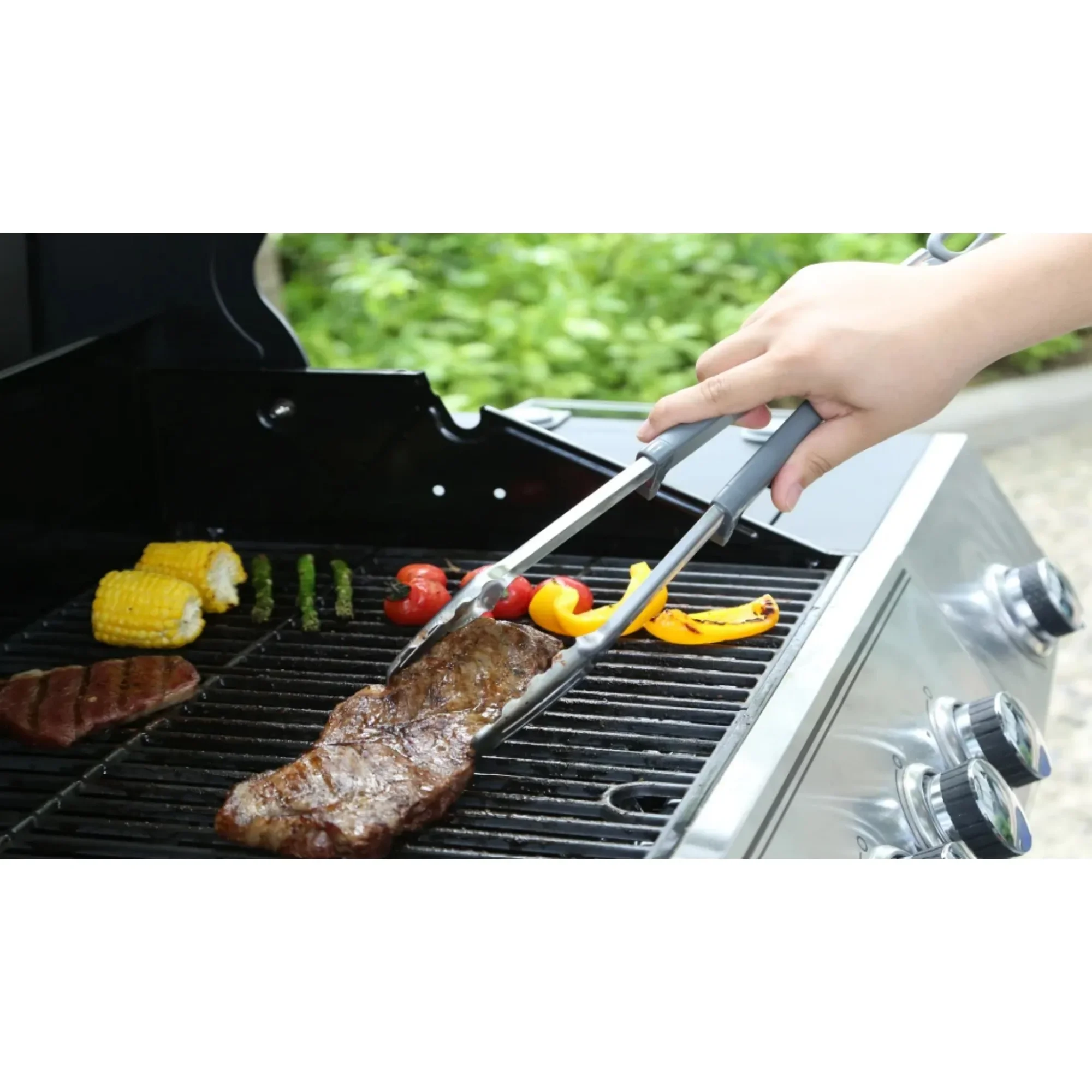 أداة شواية من الفولاذ المقاوم للصدأ مكونة من 3 قطع من The Home Edit ملحقات الشواية