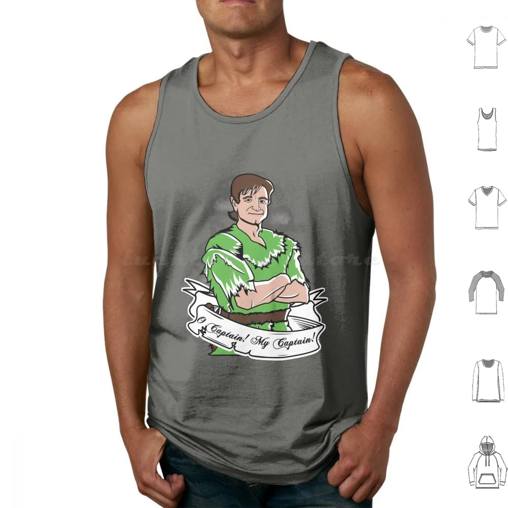 O Captain! My Captain! Tank Tops Print Cotton Genius Drama Rip Motivation Hook Motivationalquotes Tomhanks Smovies