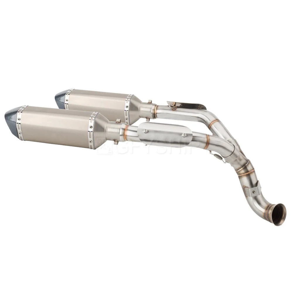 

For KTM Duke 890 / R 2020 to 2023 Duke 790 2018-2020 Escape Slip-on Motorcycle Exhaust Muffler With High Level 1-2 Mid Link Pipe