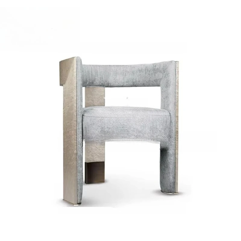 

Modern style durable white dining chair set household furniture