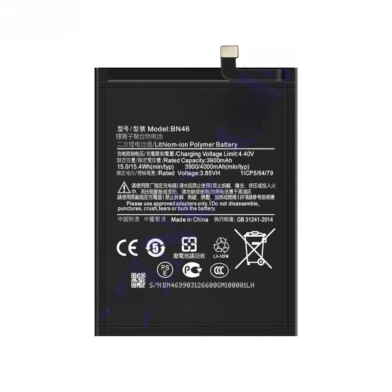 BN46 for Xiaomi Redmi 7/Redmi Note 8T/Redmi Note8 Phone Battery High Quality High Capacity Replacement Bateria  with Tools view 3