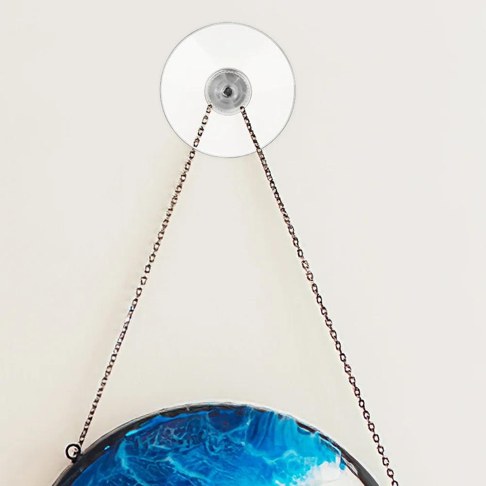 

6Pcs Suction Cup Hooks Screw Nut Design Clear PVC Plastic Sucker Holders Heavy Duty for Glass Windows Aquarium Bathroom