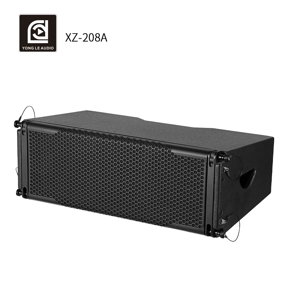 Dual 8 Inch 2 Ways Active Line Array Powered Professional Sound System Speaker For Stage Audio