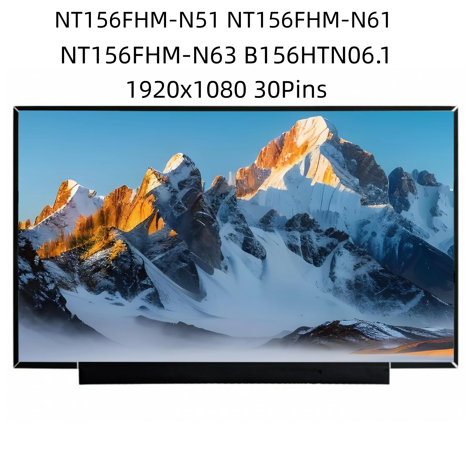 NT156FHM-N51 V8.0 NT156FHM-N63 B156HTN06.1 NT156FHM-N61 NT156FHM-N62 NT156FHM-N43 1920*1080 pantalla LCD del Panel de pantalla del ordenador portátil