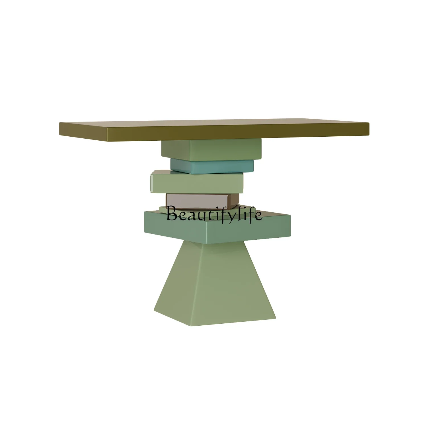 

Entrance Entrance Light Luxury Modern Color Matcha Melaleuca Entrance Table