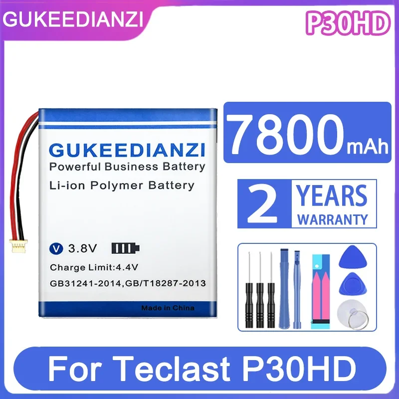 

GUKEEDIANZI Replacement Battery 7800mAh For Teclast P30HD Laptop Batteries