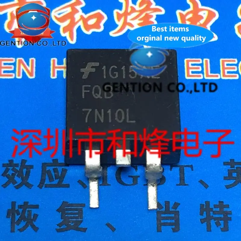 

10 шт. FQB7N10L TO-263 7,3 А 100 В в наличии 100% новые и оригинальные