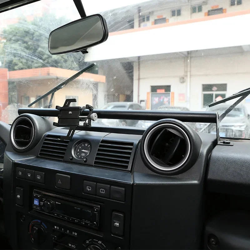 For Land Rover Defender 90 110 130 2004-18 Aluminum Car Phone Holder Mobile Phone Holder Car Navigation Bracket Car Accessories