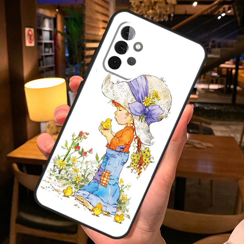 Sarah Kay Muster Hülle für Samsung Galaxy A26 A16 A06 A55 A35 A15 A32 A12 A22 A52 A54 A34 A14 A56 A36 A13 A53