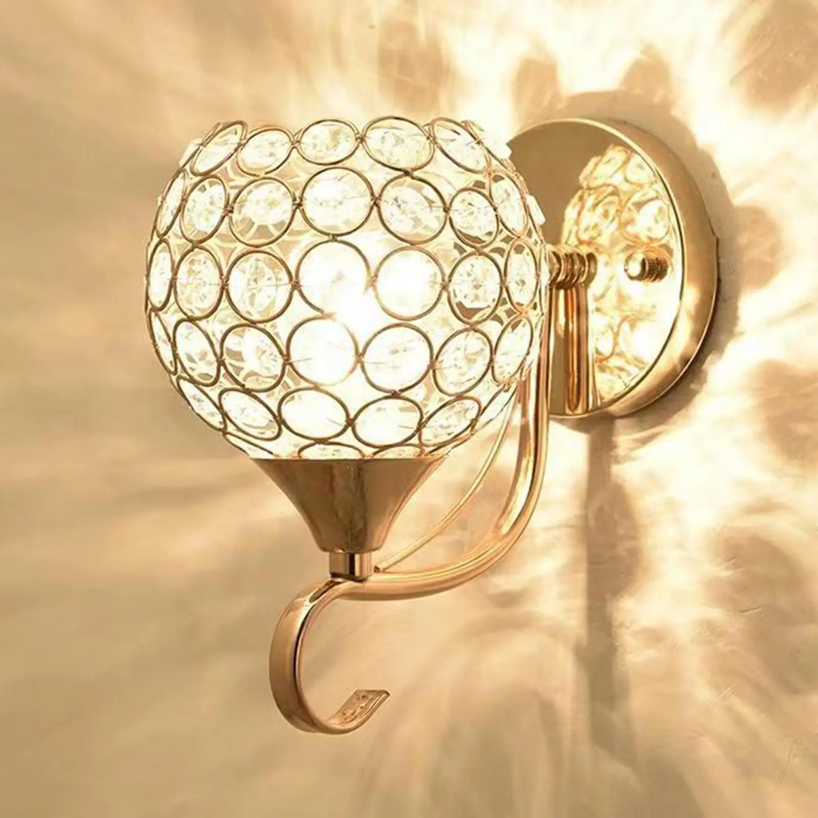 Vintage Style Lamp Decorative Metal Sconce Light for Balcony Porch