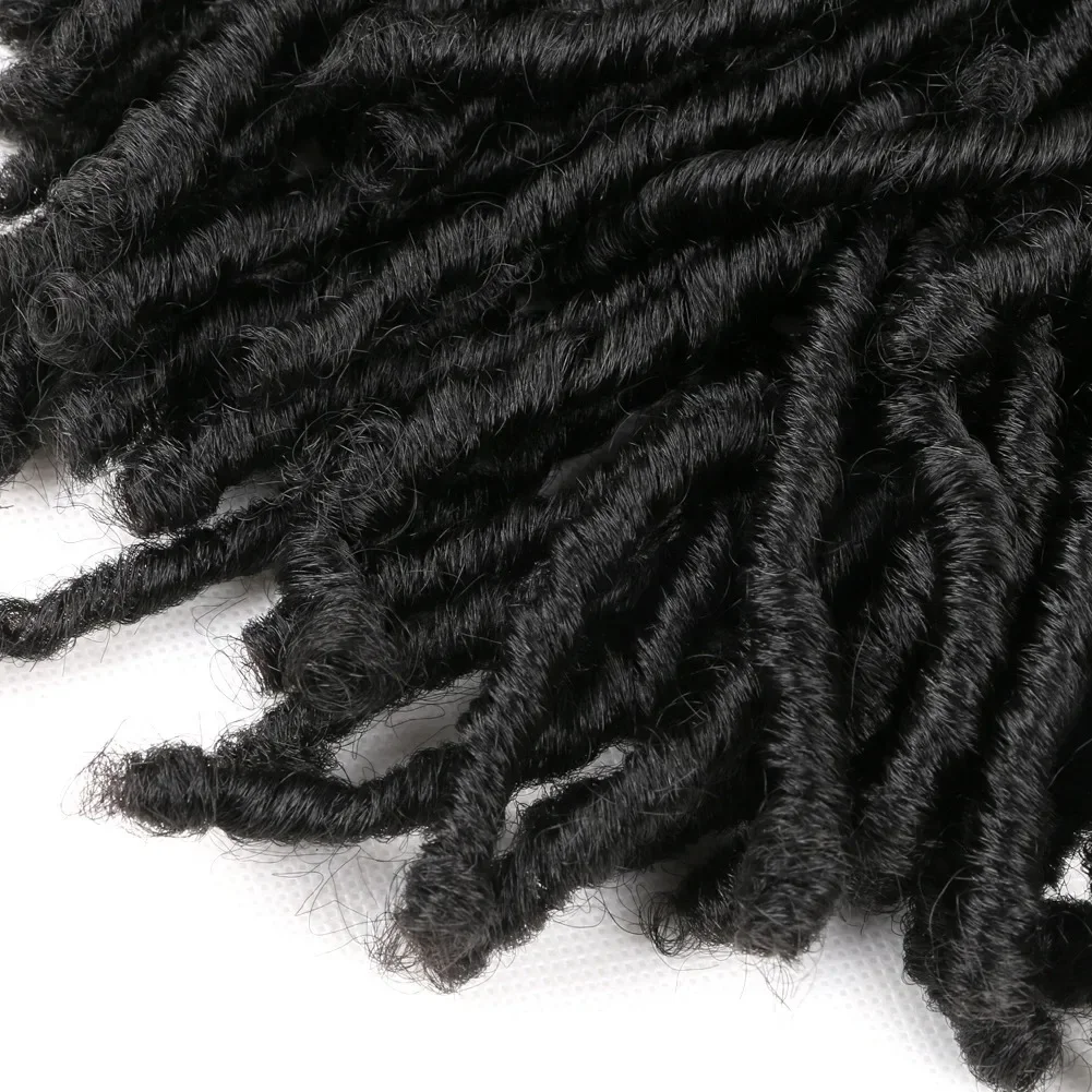 Dreadlock Synthetic Hair Topper Closure Handmade Dread locs Topper Wig Hair Toupee Afro Wigs For Black Women/ Men Daily Use