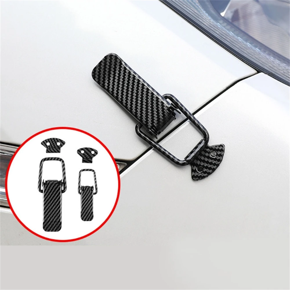 ​2PCS Carbon Fiber Fastener Clip Security Hook Lock Clip Kit Bumper Quick Release Hook Lock Clip for Drone Car Accessories