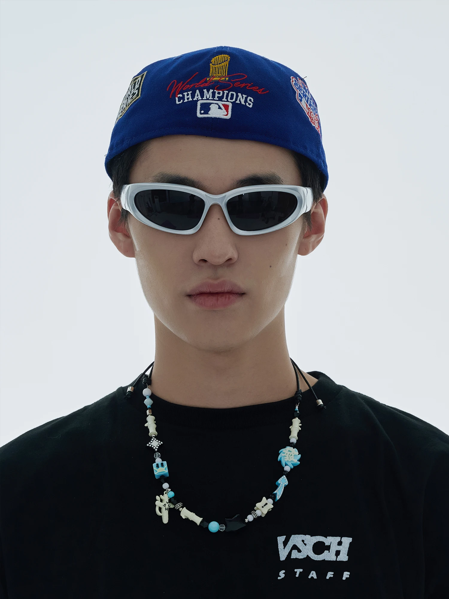 Hip Hop PSYP Luxurious Lucky Star Get Rich Choker Necklaces Joint Chains for Men Women Fashion Street Rapper Jewelry Gift