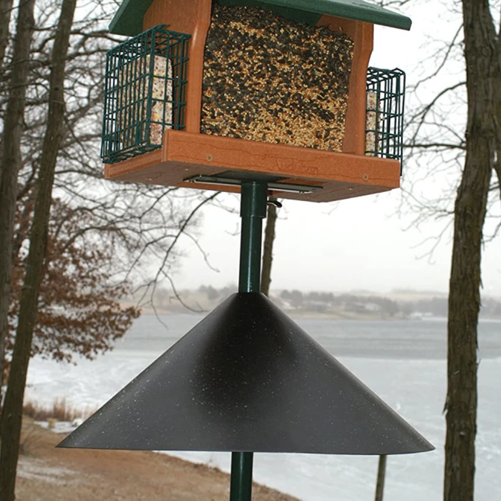 12/18 Zoll Eichhörnchen-Schallwand umwickelnde, eichhörnchensichere Schallwände, universelle Eichhörnchen-Schallwand, rostfreier, waschbärsicherer Vogelhäuschen-Schutz