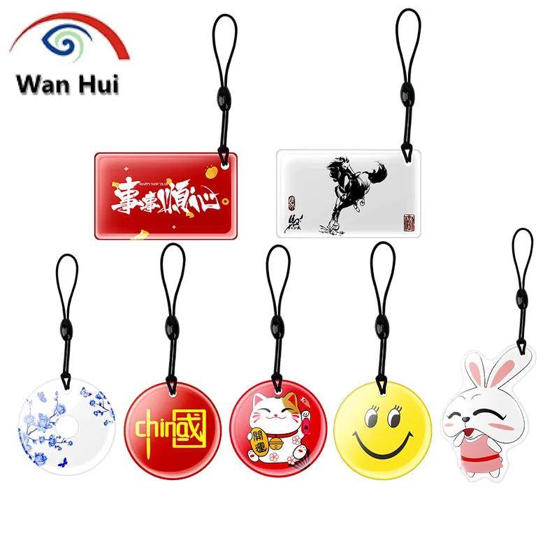 

5/10/50pcs 125KHz EM4305 T5577 ID RFID Tag Ring Writable Duplicate Copy EM4100 Access Control Epoxy Card Proximity Token Badge