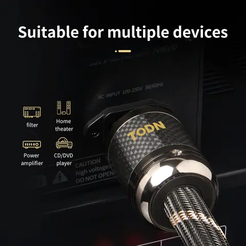 10 best sales ऑडियो पावर केबल - №3