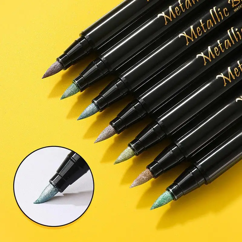 علامات الاكريليك علامات اللوحة المعدنية الملونة علامات النسيج مجموعة لوازم اللوحة الفنية للسيراميك الخشب قماش الزجاج الحجر