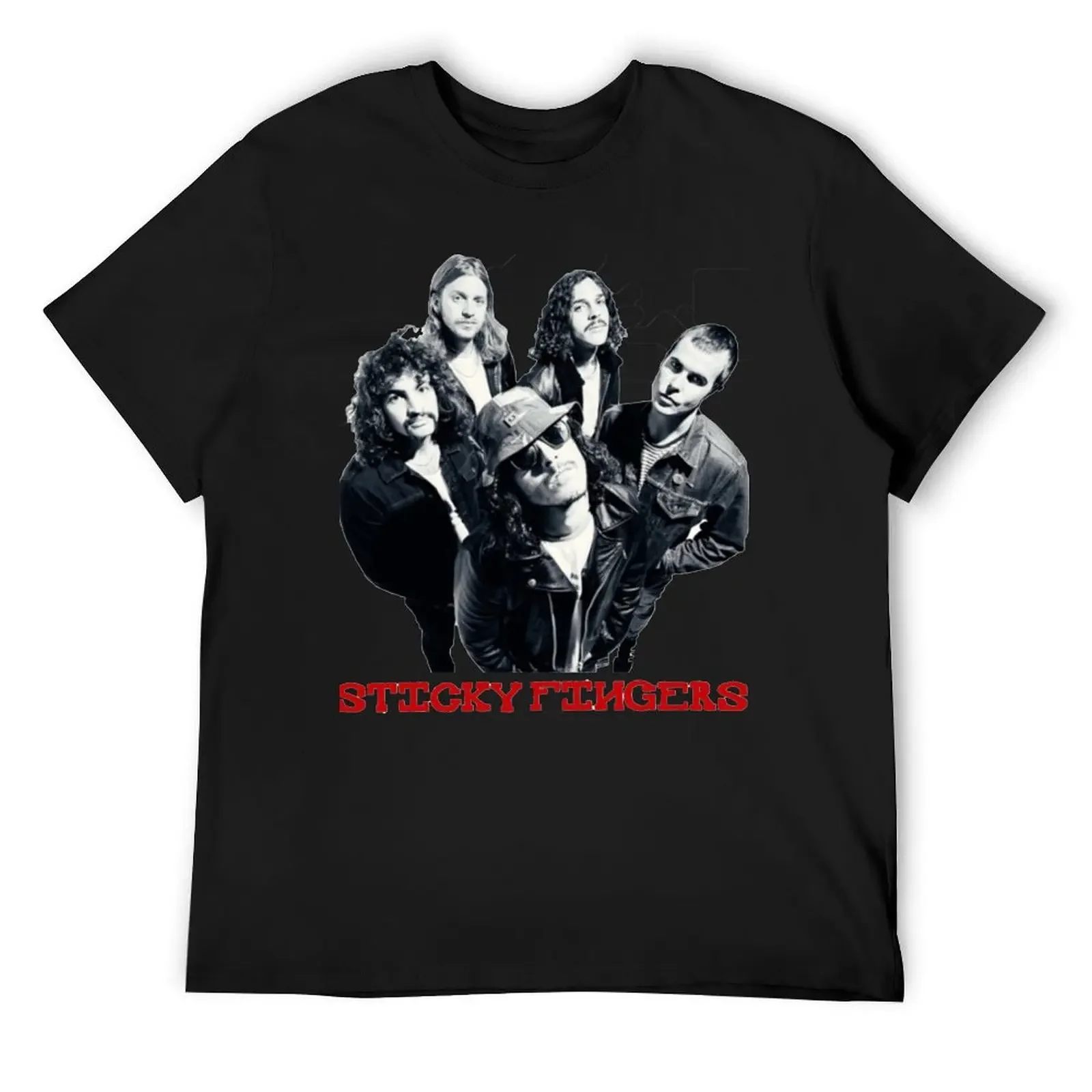 

Sticky Fingers T-Shirt croswit shirt man baggy shirts anime figures funny shirt cotton sweat shirts, men