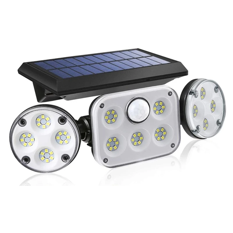 LED Solar Security Lights Outdoor with Motion Sensor,Solar Powered Wall Light Flood Light,for