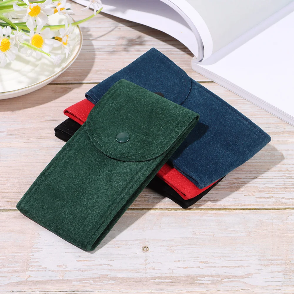 New Unisex Flannelette Watch Boxes Case Portable Dust Protect Storage Bag Watches Pockets Collection Protection Accessories