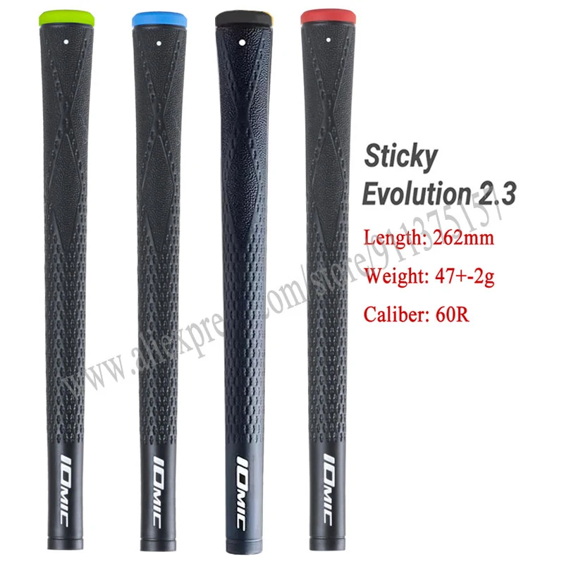 Golf Irons Grips Unisex Sticky Evolution2.3 Golf Grips High Quality Rubber Grips Driver Wood Golf Accessories
