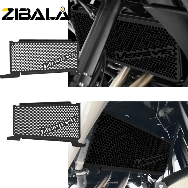 

Motorcycle CNC Aluminium Radiator Grille Guard Cover Protector For KAWASAKI KLE650 VERSYS ABS Versys 650 2015-2024 Accessories